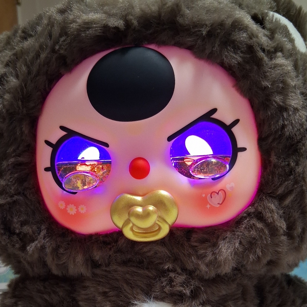 400% Baby Three With Custom Face & LED Special Eyes
